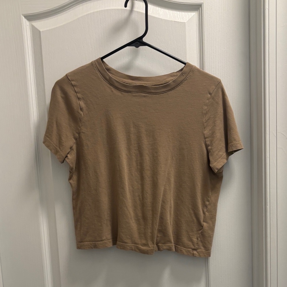 Madewell Tan Short Sleeve Tee
